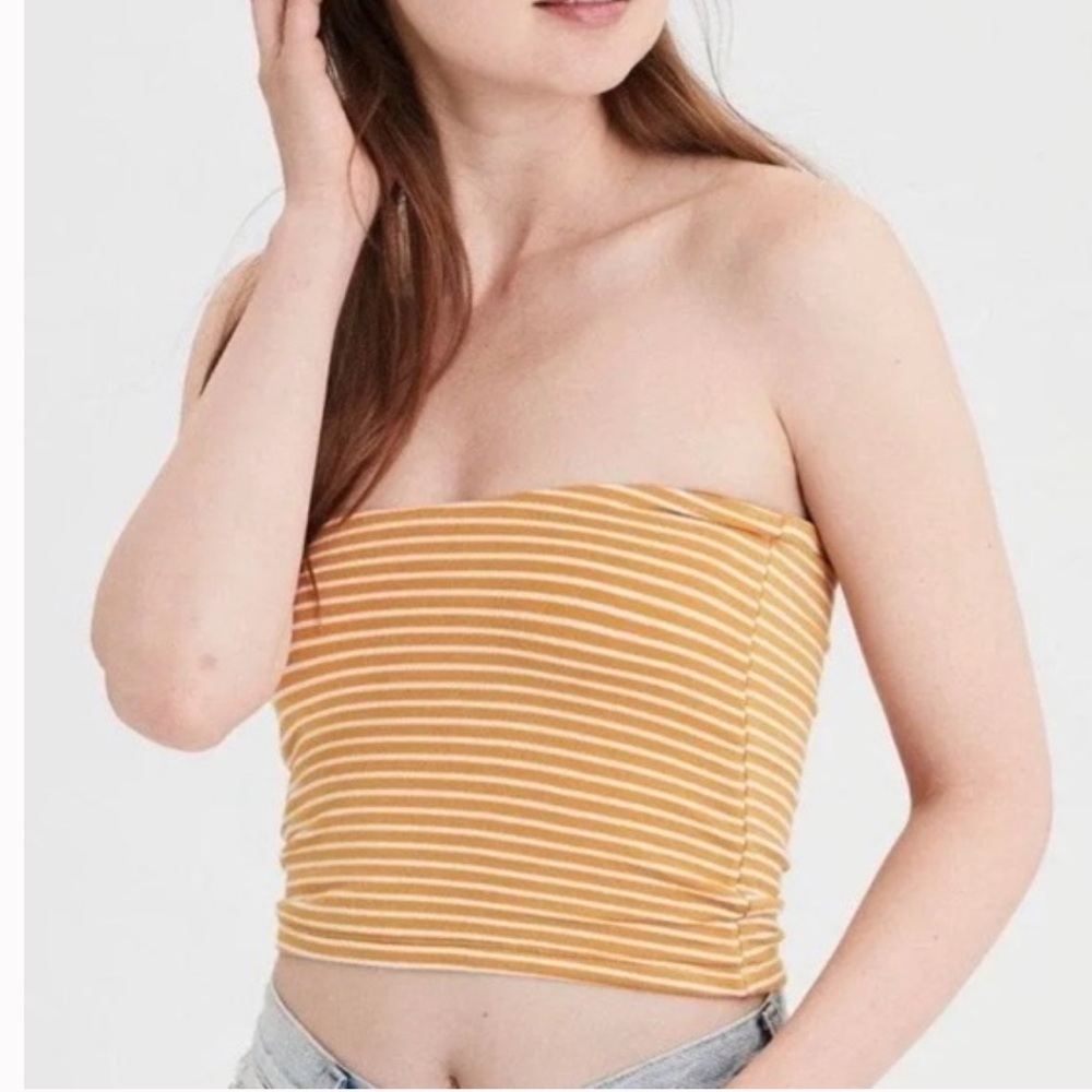 American Eagle Outfitters Striped Tube Top size small